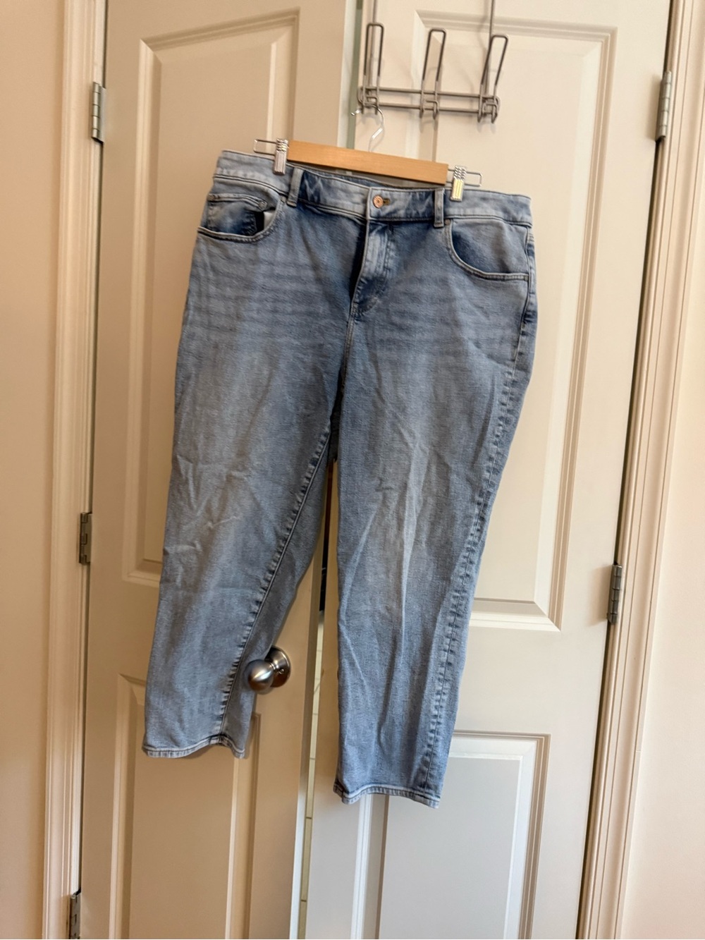 Talbots Light Blue Cropped Stretch Jeans